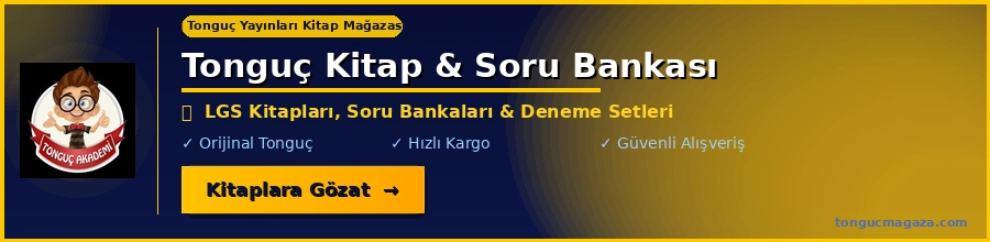 Tonguç Kitap ve Soru Bankası
