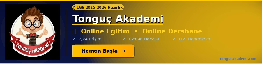 Tonguç Akademi Online Dershane